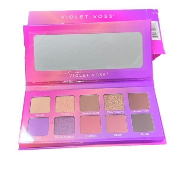 Violet Voss Violet Sunset 10 Color Eye Shadow Beauty Colorful Sparkle Designer - Picture 2 of 8